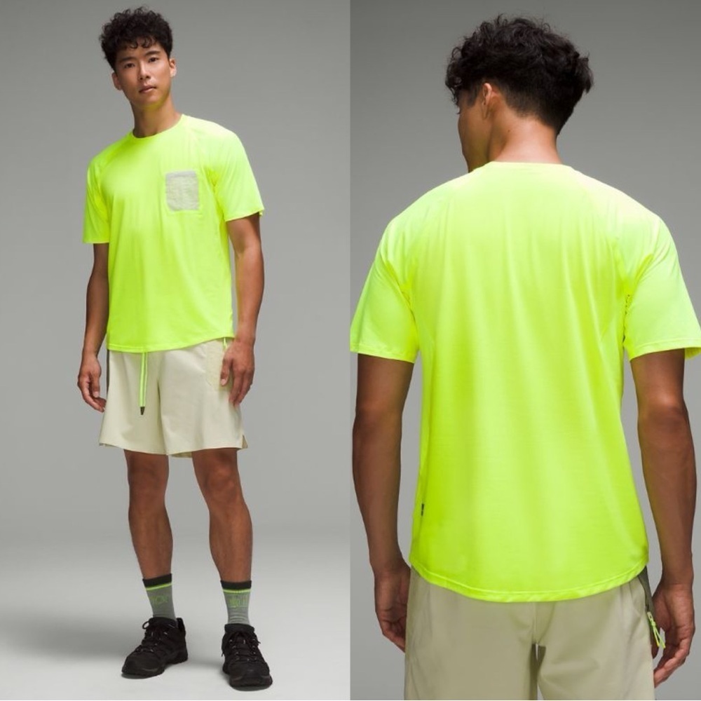 Lululemon Ventilated Hiking Highlight Short Sleeve Shirt